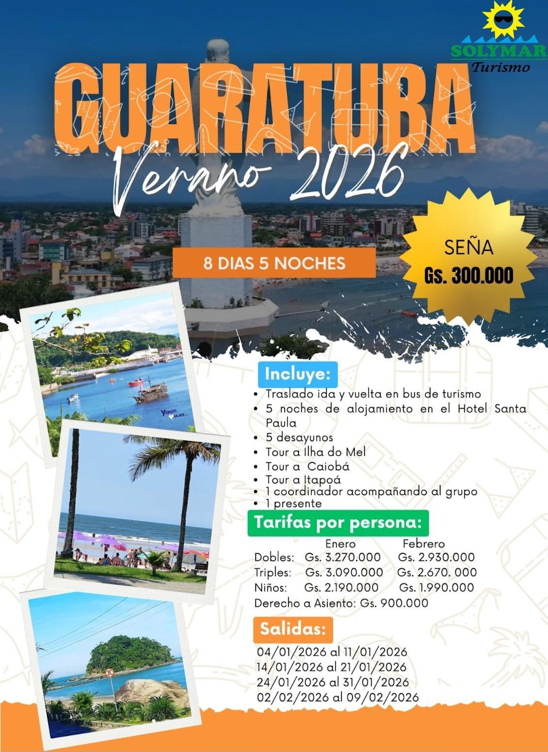 guaratuba 2026 solymar